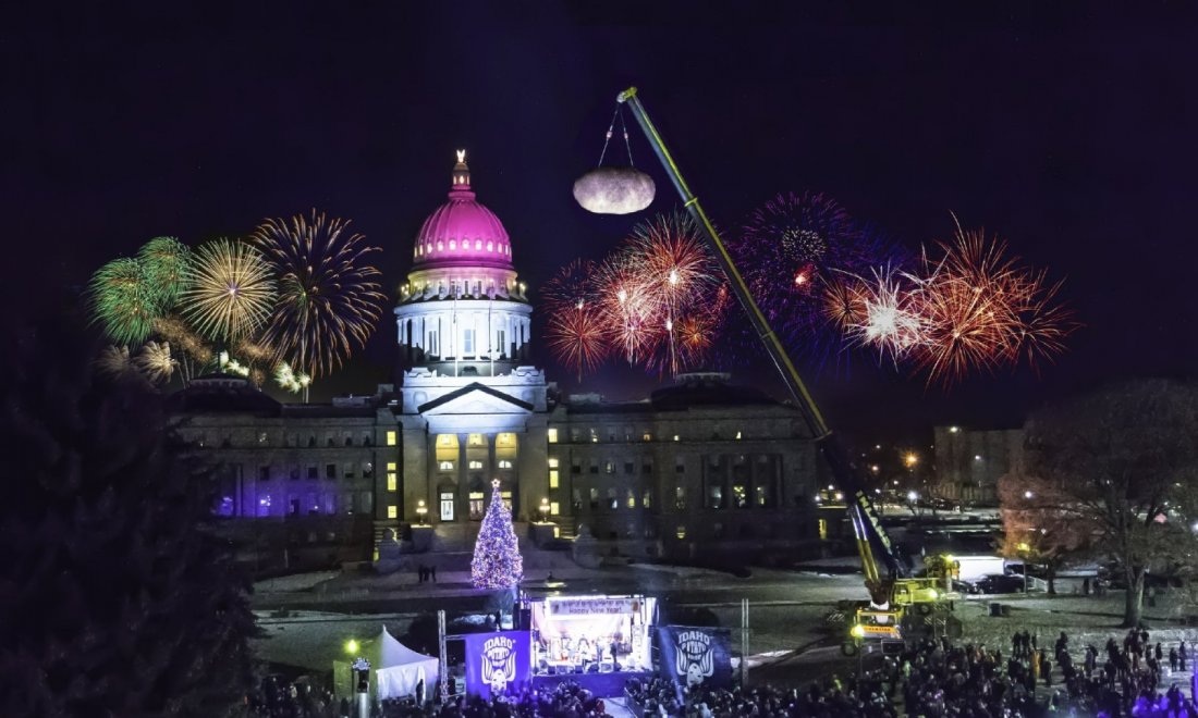 12th Annual Idaho Potato Drop New Years Eve 2025, Idaho State Capitol