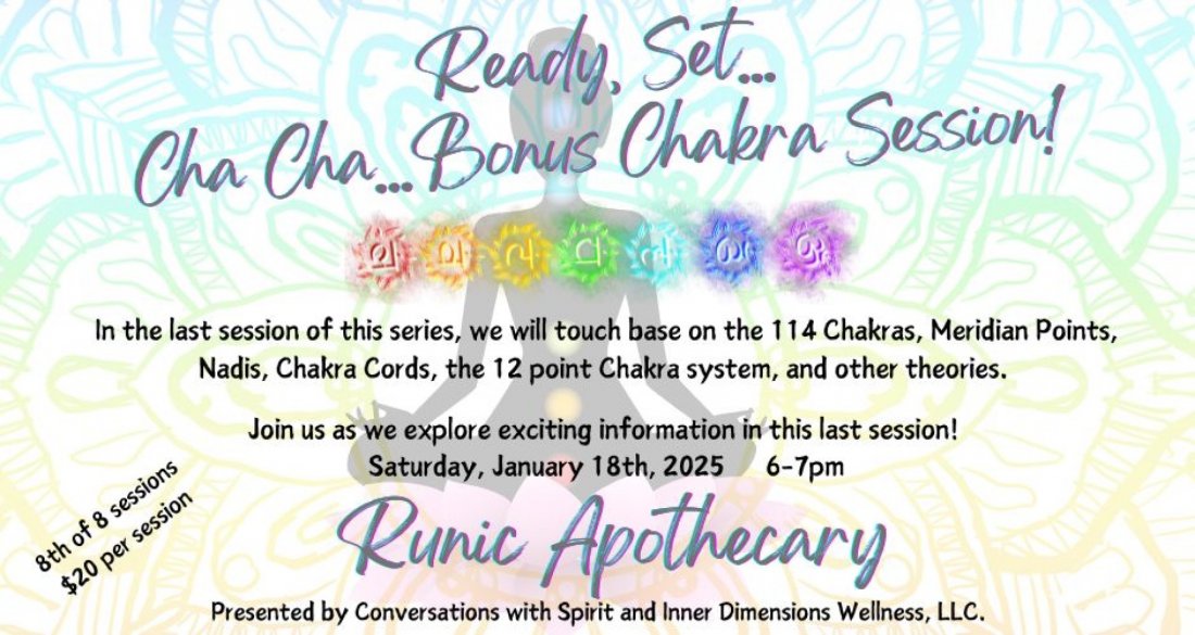 Chakra Session 8: Bonus Chakra Session, Inner Dimensions Wellness LLC ...