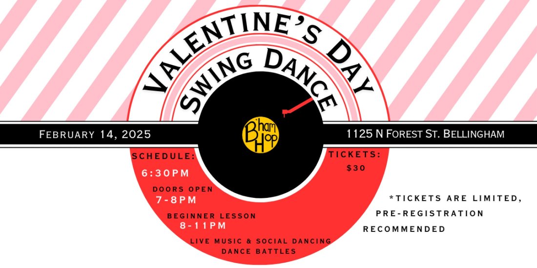 Valentines Day Swing Dance, The Nest Ballroom , Bellingham, 14 February ...