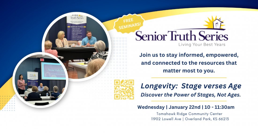 Senior Truth Series : January 2025- Longevity: Stage Versus Age Tickets ...