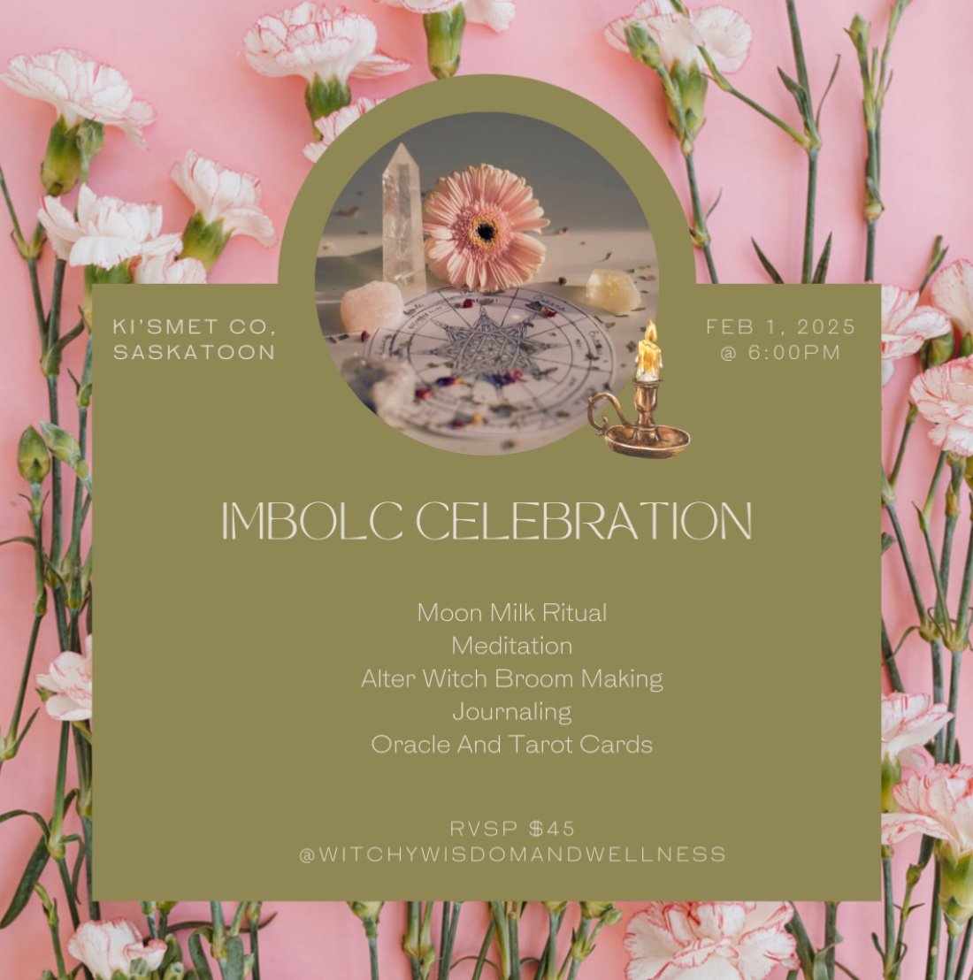 Imbolc Celebration Saskatoon , Ki'smet Co. Holistic Practitioners