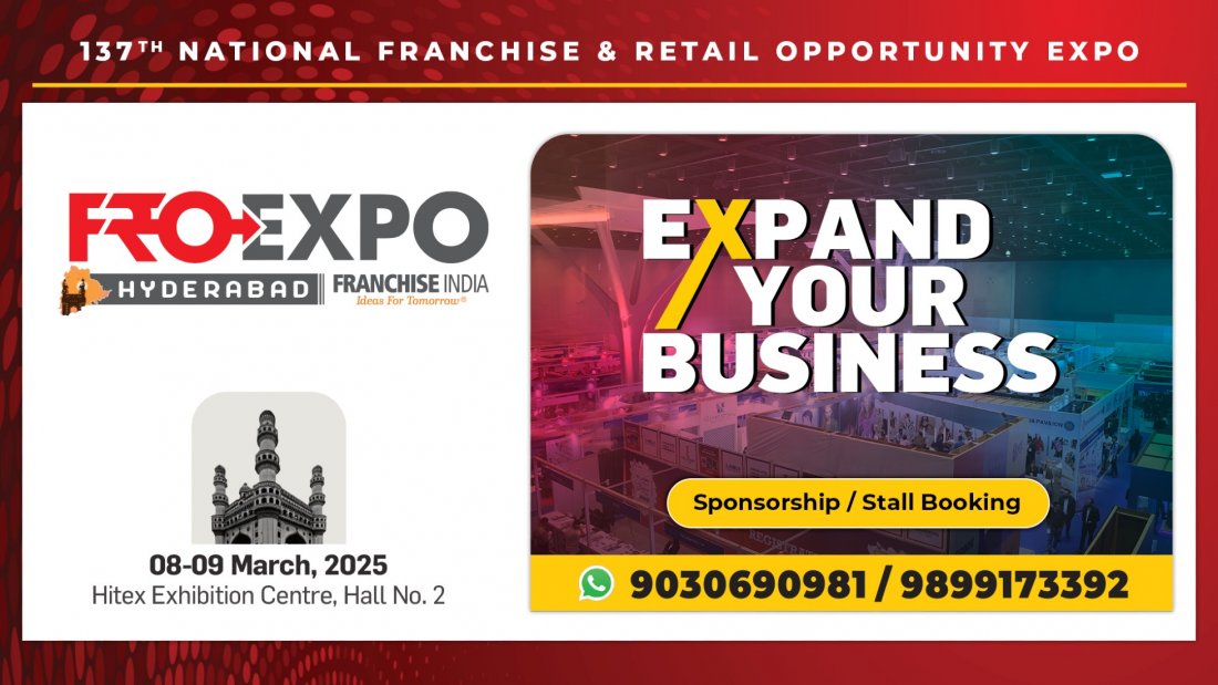 Franchise retail and business opportunity show | Hyderabad | Mar 8-9