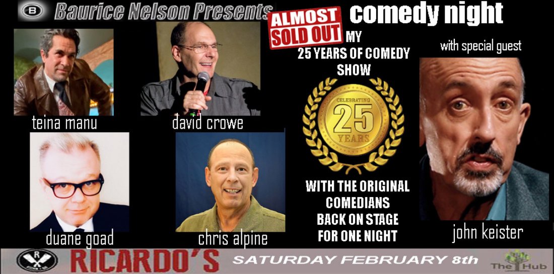 25th ANNIVERSARY COMEDY SHOW, Ricardo's Kitchen + Bar, Lacey, 8 ...