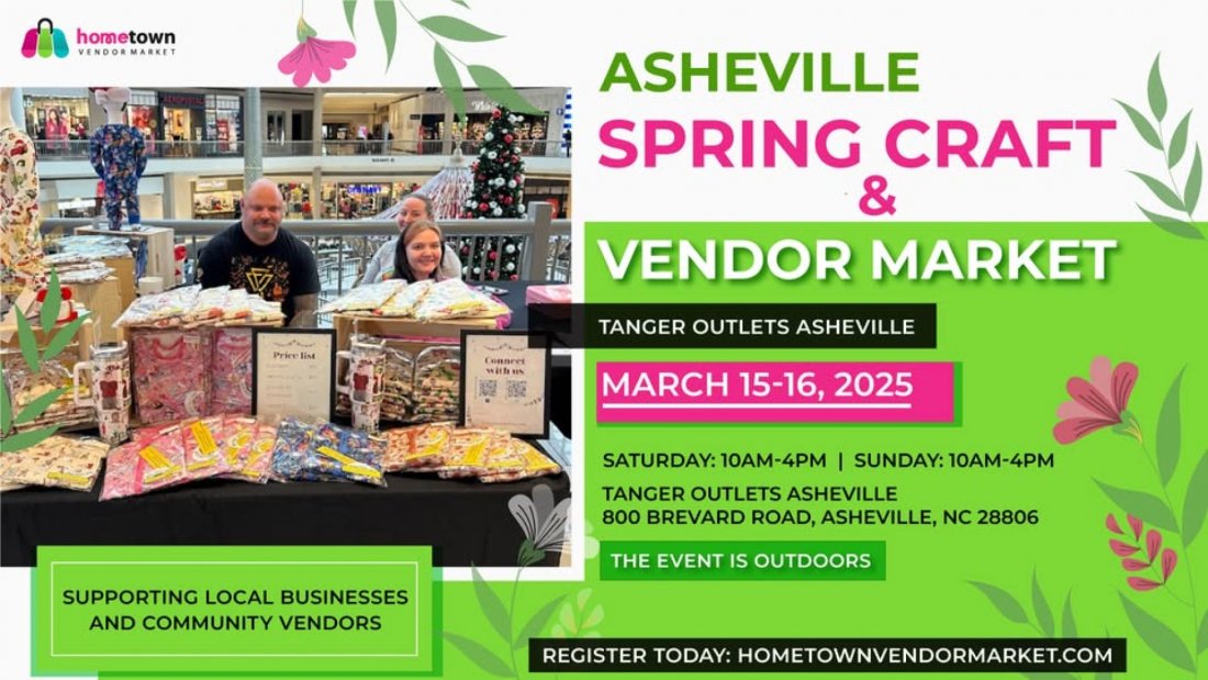Asheville Spring Craft and Vendor Market, Tanger Outlets Asheville ...