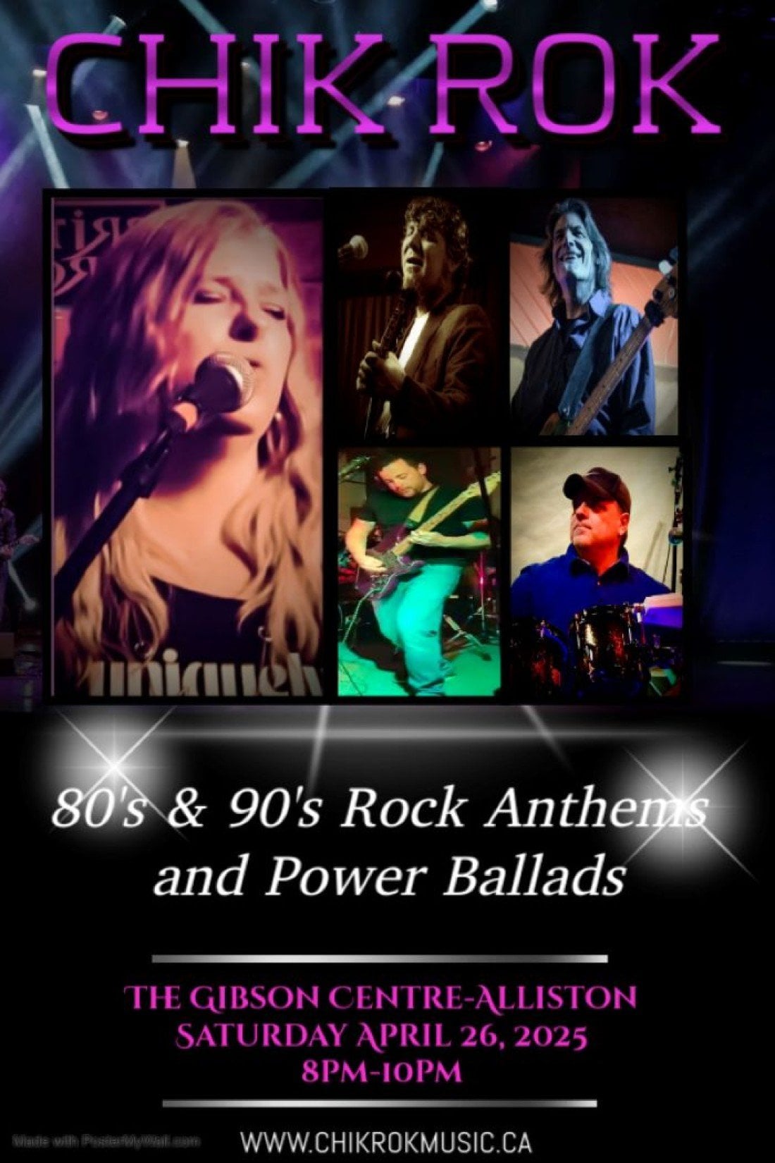 Chik Rok Anthems-The Ultimate 80s & 90s Rock Experience!, The Gibson ...