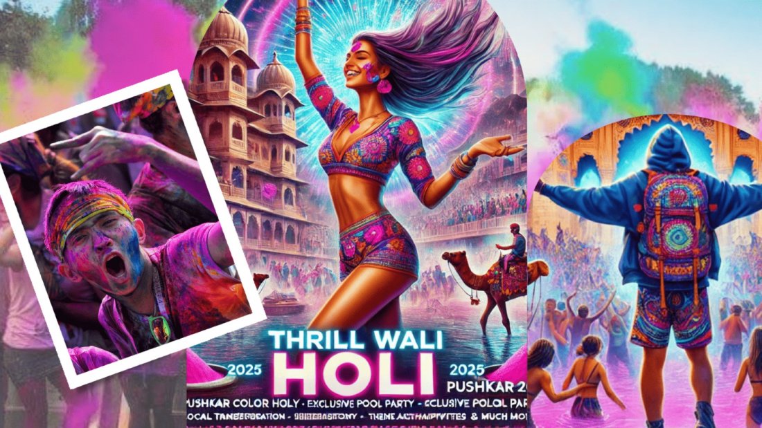 Your Thrill My Holi Pushkar 2026 Inc All - Best Holi Party & Celebration With Top Party Hotel Stay, 3 March