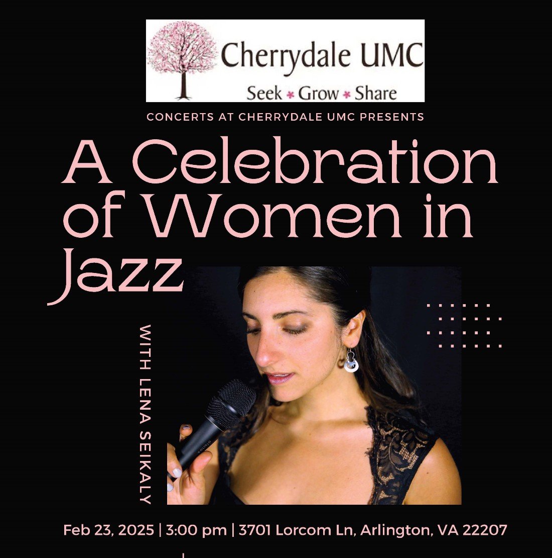 A Celebration of Women in Jazz, Cherrydale United Methodist Church ...