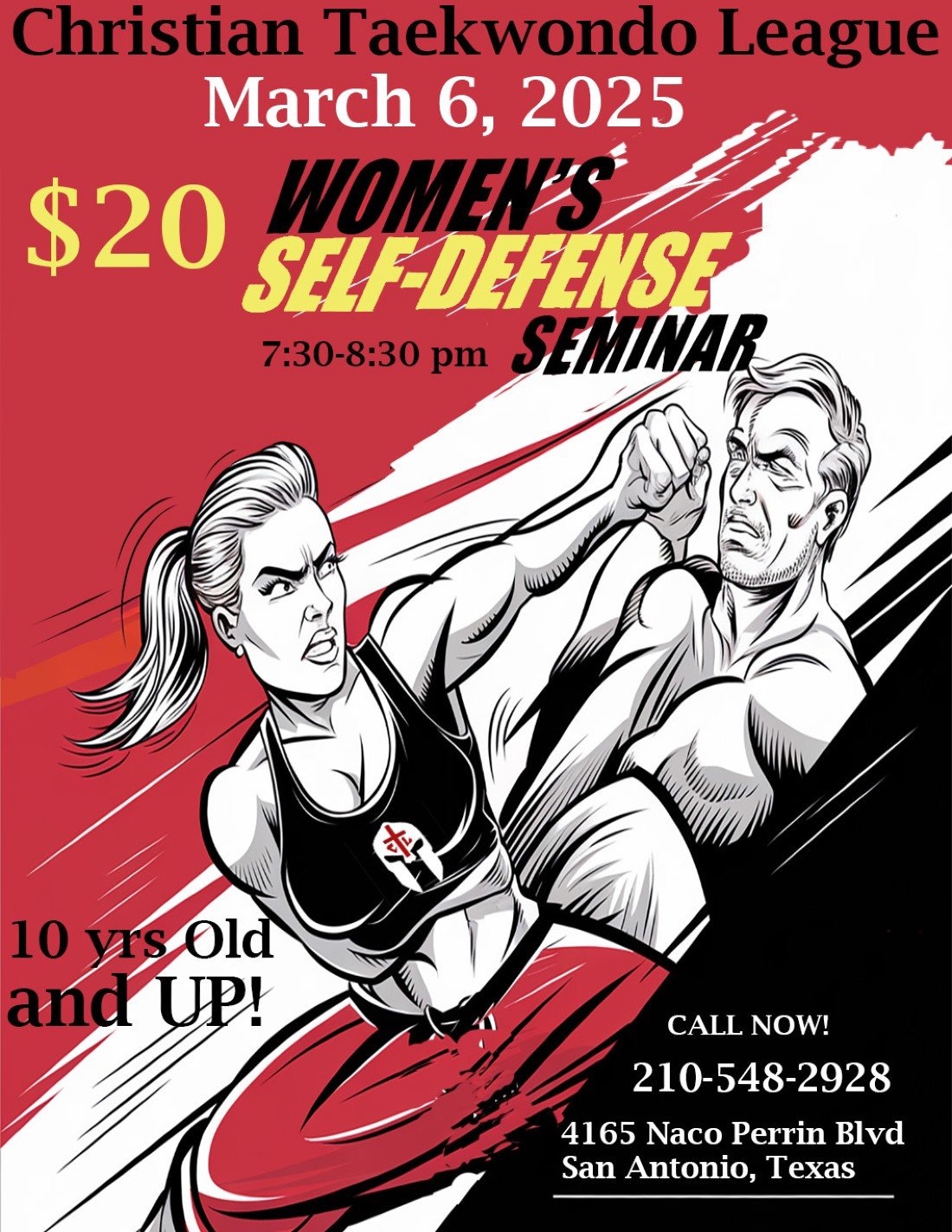Womens Self Defense, 4165 Naco Perrin Blvd, San Antonio, 6 March 2025 ...