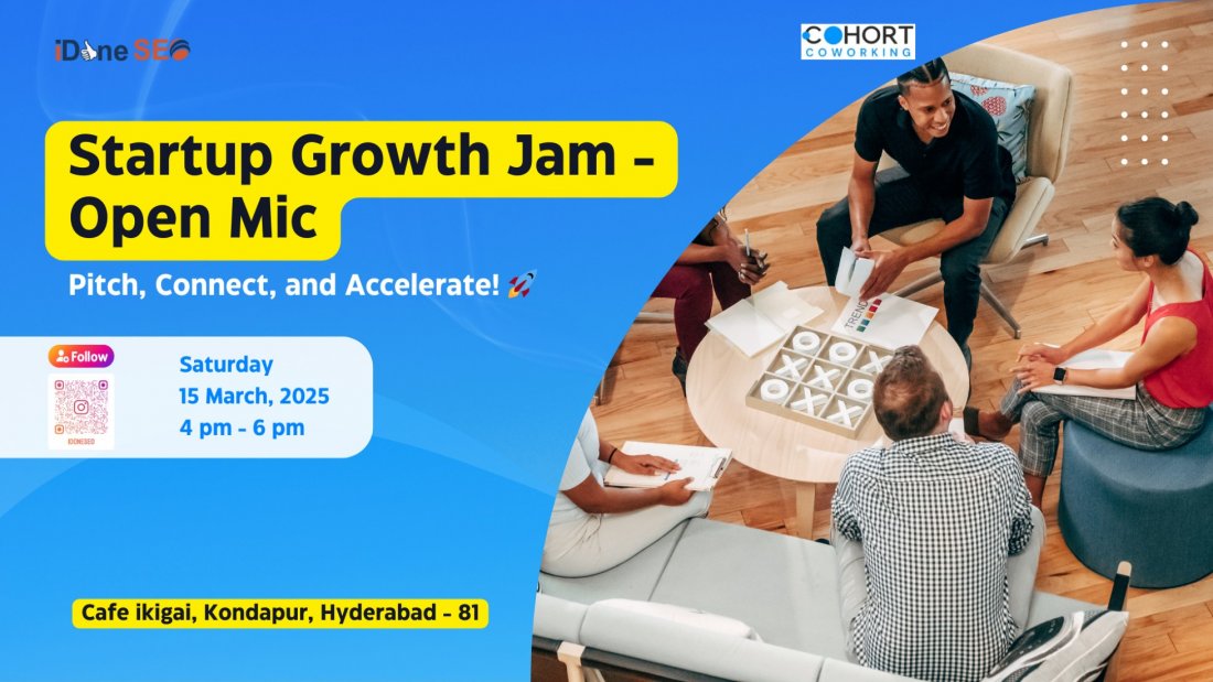 Startup Growth Jam | Hyderabad | Mar 15