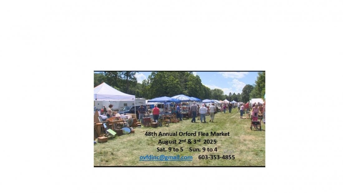48th Annual Orford NH Flea Market, 2 August | Event in Orford | AllEvents