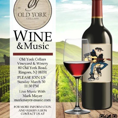 Mark Mayer Performing Live At Terhune Orchards  Winery Weekend Music Series