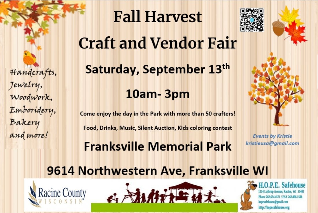 Fall Harvest Craft & Vendor Fair, 13 September | Event in Caledonia | AllEvents