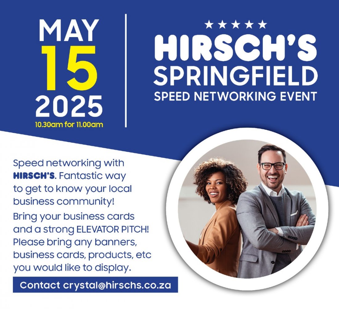 SPEED-NETWORKING EVENT AT HIRSCHS SPRINGFIELD, Hirsch's Springfield ...