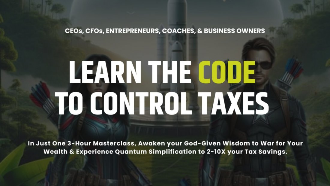CASH TAKEOVER PREMIERES, ... RISE OF THE WEALTH WARRIOR  UNLOCK THE CODE  TO CONTROL YOUR TAXES, 22 May | AllEvents