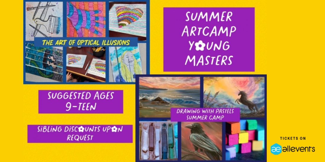 Young Masters Summer Youth Day Camp: Combined Art of Optical Illusions and Drawing with Pastels, 4 August