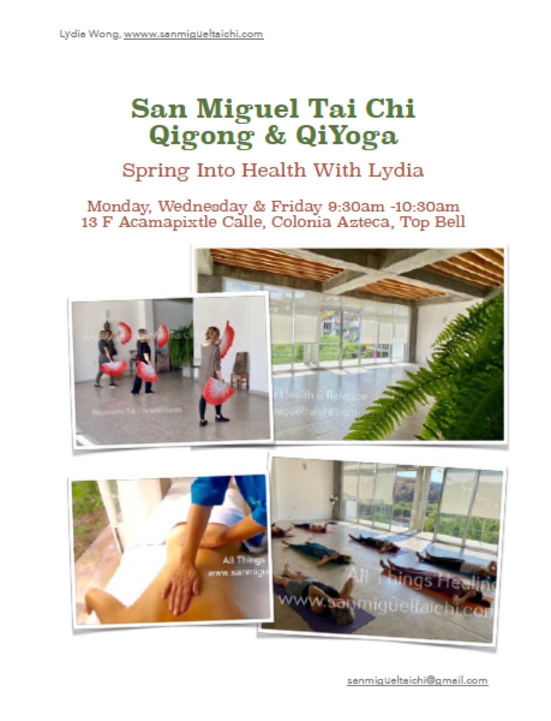 San Miguel Tai Chi With Lydia Wong | Event in San Miguel De Allende | AllEvents