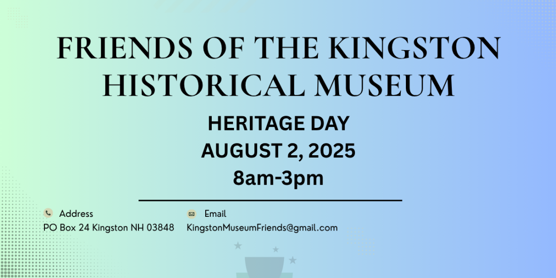 Friends of the Kingston Historical Museum Heritage Day