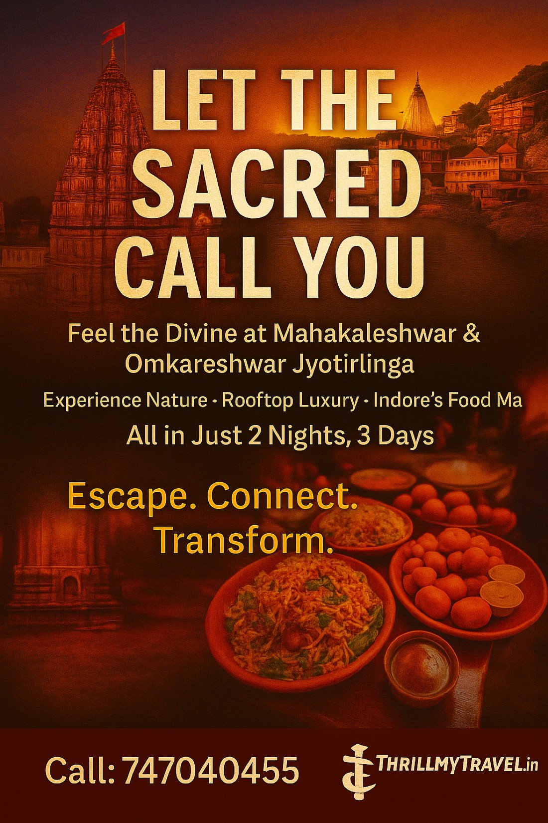 Soul Awakening Ujjain Omkareshwar Indore TMT Religious Trip, 1 September | Event in Ujjain | AllEvents