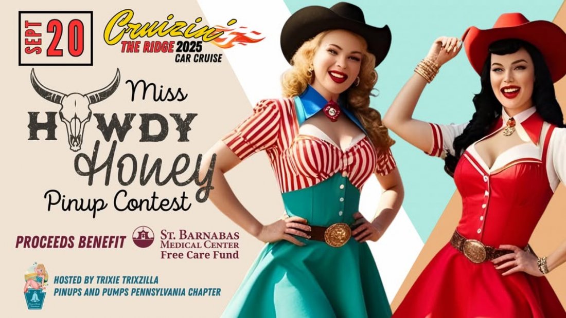 Miss Howdy Honey Pinup Contest @ Cruizin' the Ridge Car Cruise - Sept 20th, 20 September | Event in Beaver