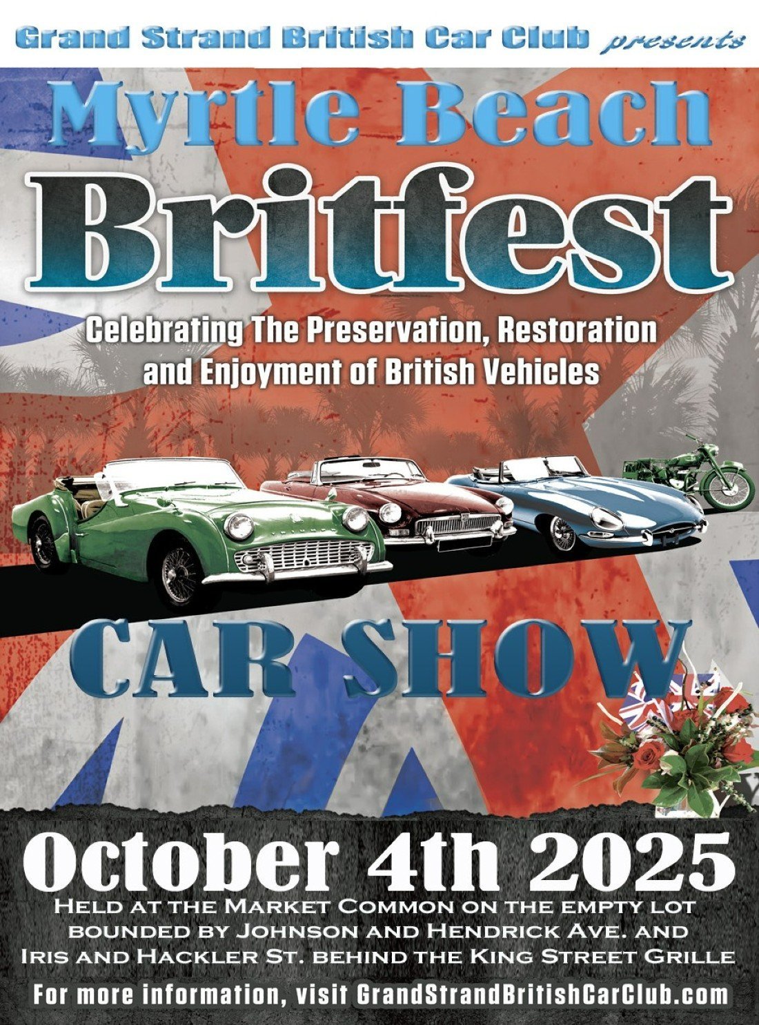 Myrtle Beach Britfest British Car Show, 4 October | Event in Myrtle Beach | AllEvents