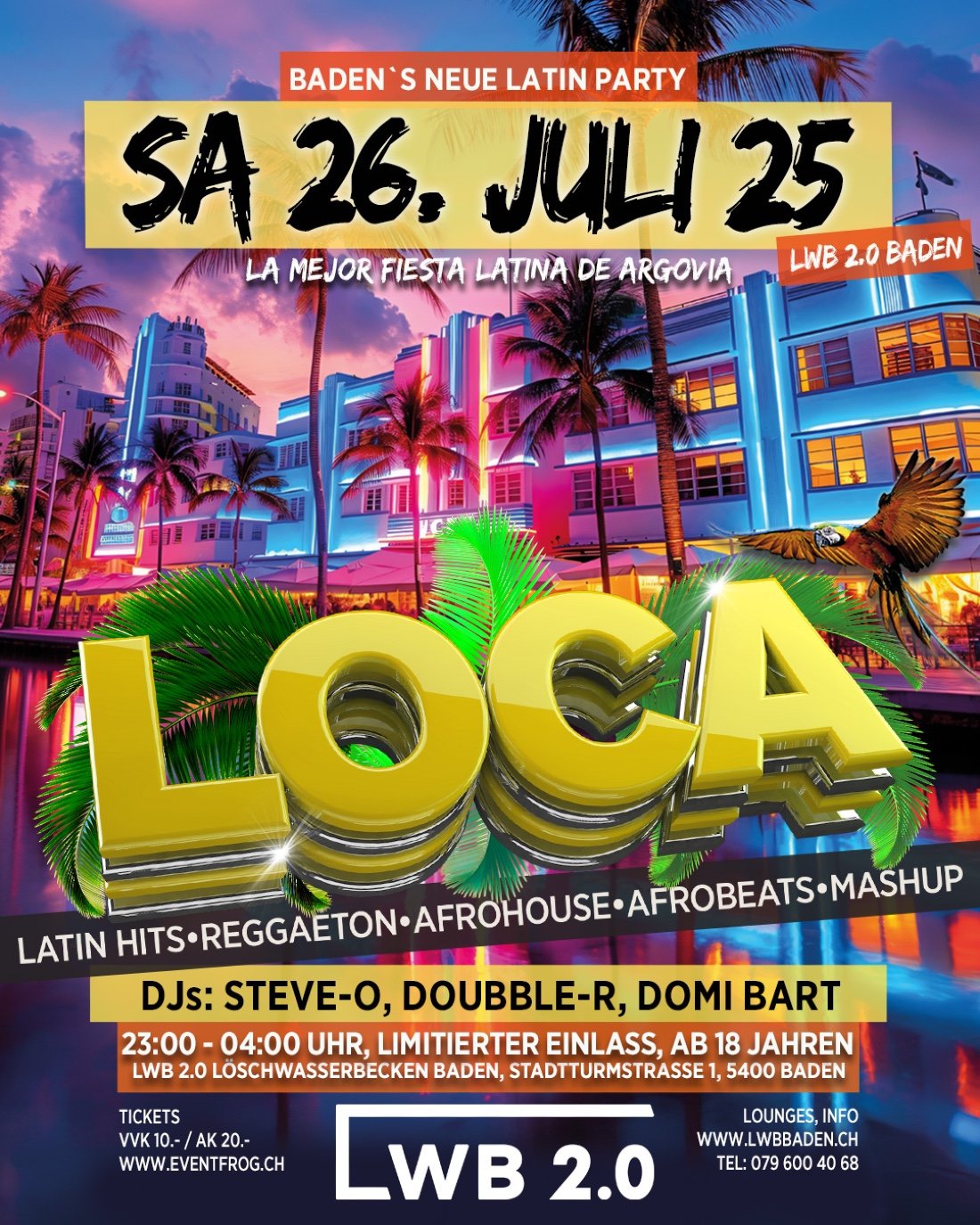 Loca Latin Party, 26 July | Event in Baden | AllEvents
