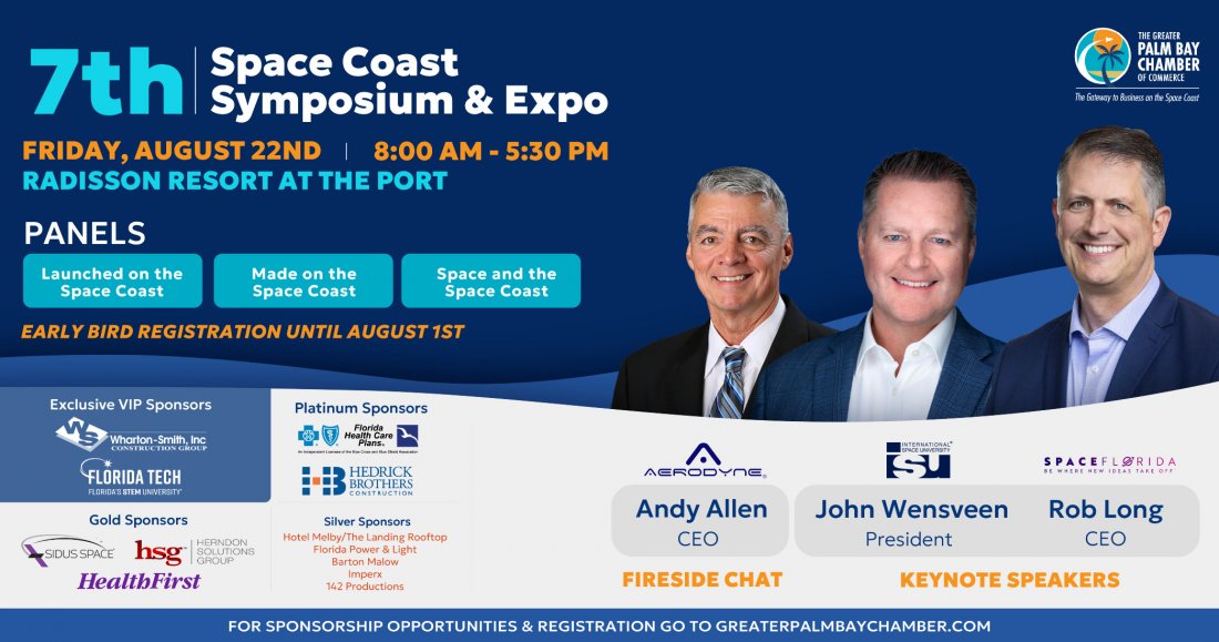 7th Space Coast Symposium & Expo, 22 August | Event in Cape Canaveral | AllEvents
