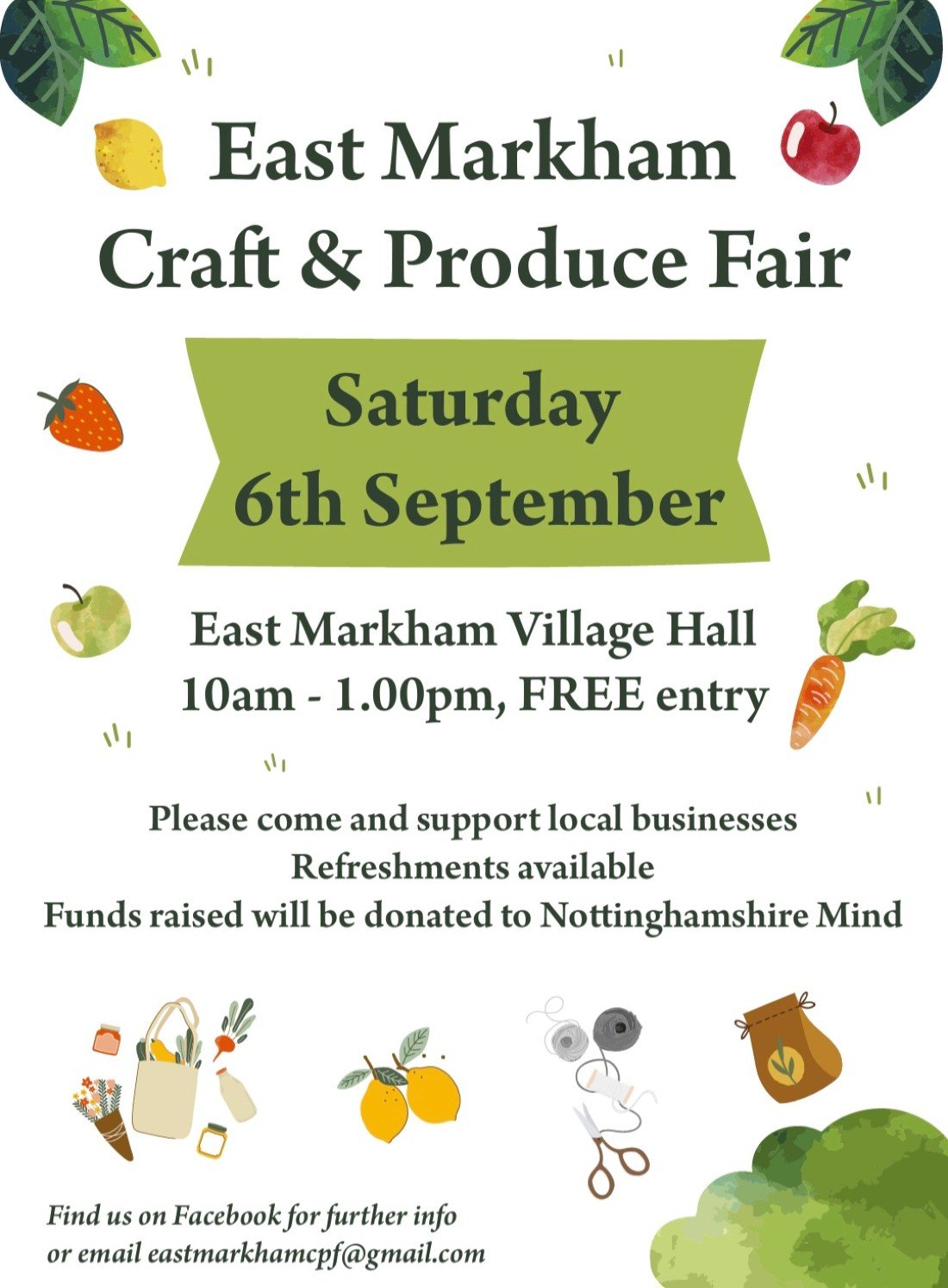 East Markham Craft & Produce Fair, 6 September | Event in Retford | AllEvents