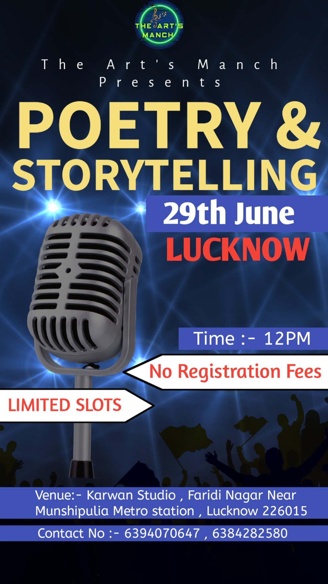 The Art's Manch Poetry and storytelling