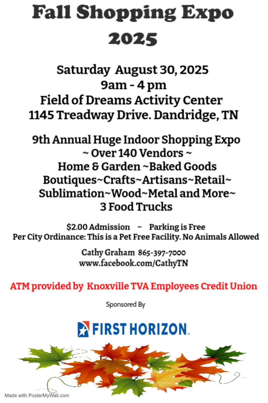 Fall Shopping Expo, 30 August | Event in Dandridge | AllEvents