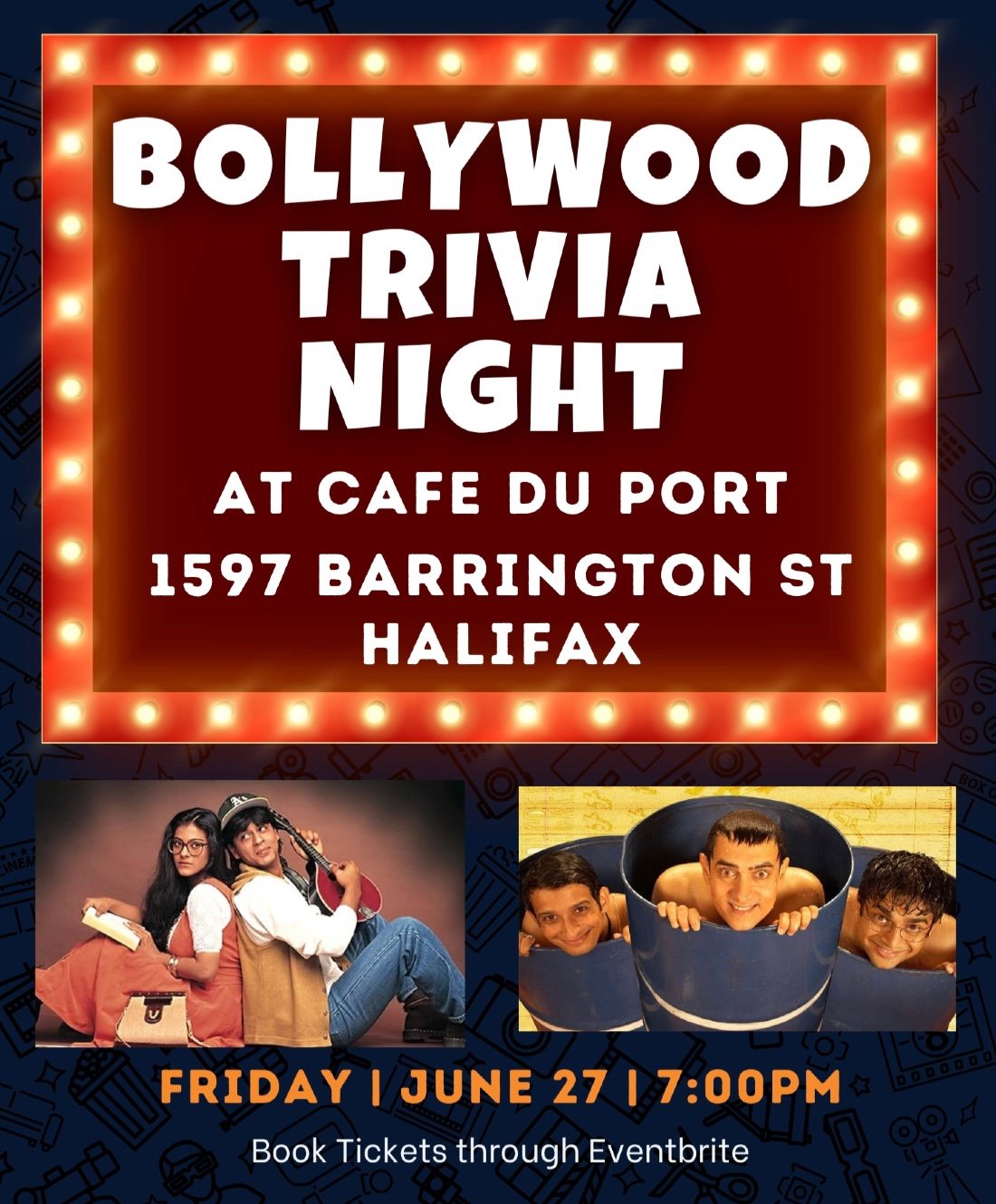 Bollywood Trivia Night, Café du Port, Halifax, 27 June 2025 | AllEvents