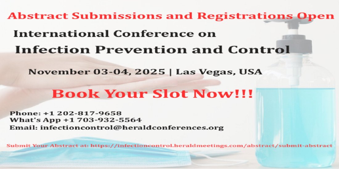 International Conference on Infection Prevention and Control, 3 November | Event in Las Vegas | AllEvents