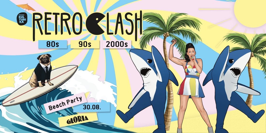 RETRO CLASH 80s 90s 2000s Beach Party // 30.08. Gloria, 30 August | Event in Cologne | AllEvents