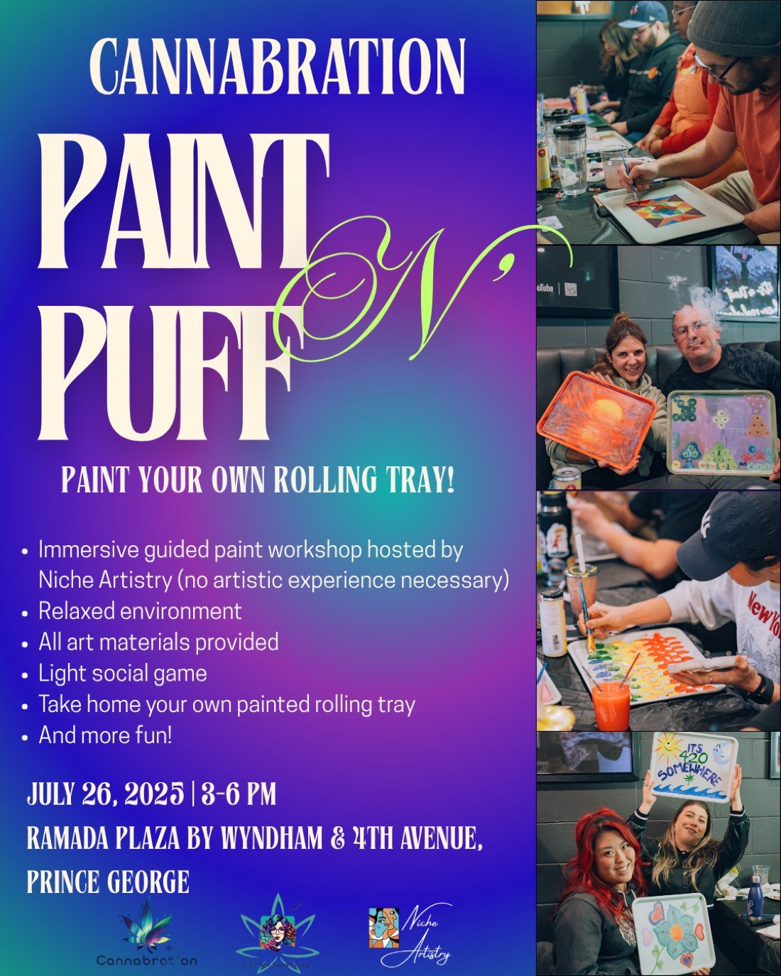 CannaBration - Paint & Puff, 26 July | Event in Prince George | AllEvents