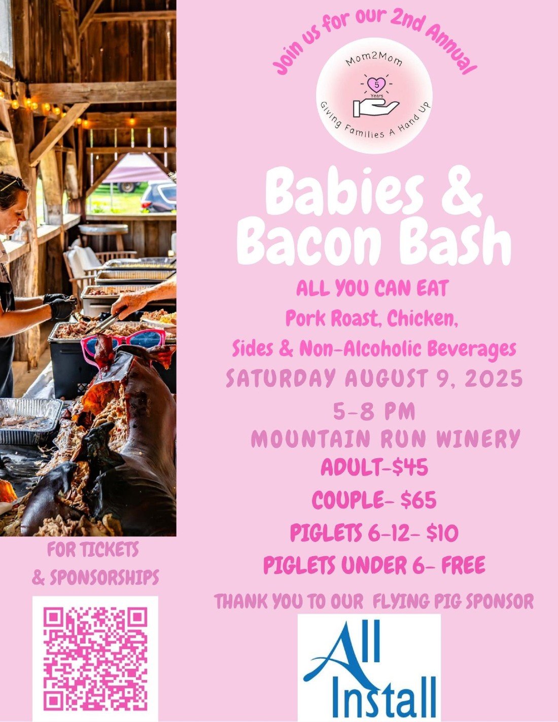 Mom2Moms Babies & Bacon Bash, 9 August | Event in Culpeper | AllEvents