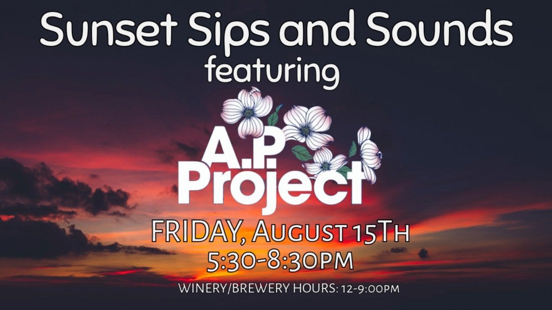 Sunset Sips and Sounds with AP Project, 15 August | Event in Culpeper | AllEvents