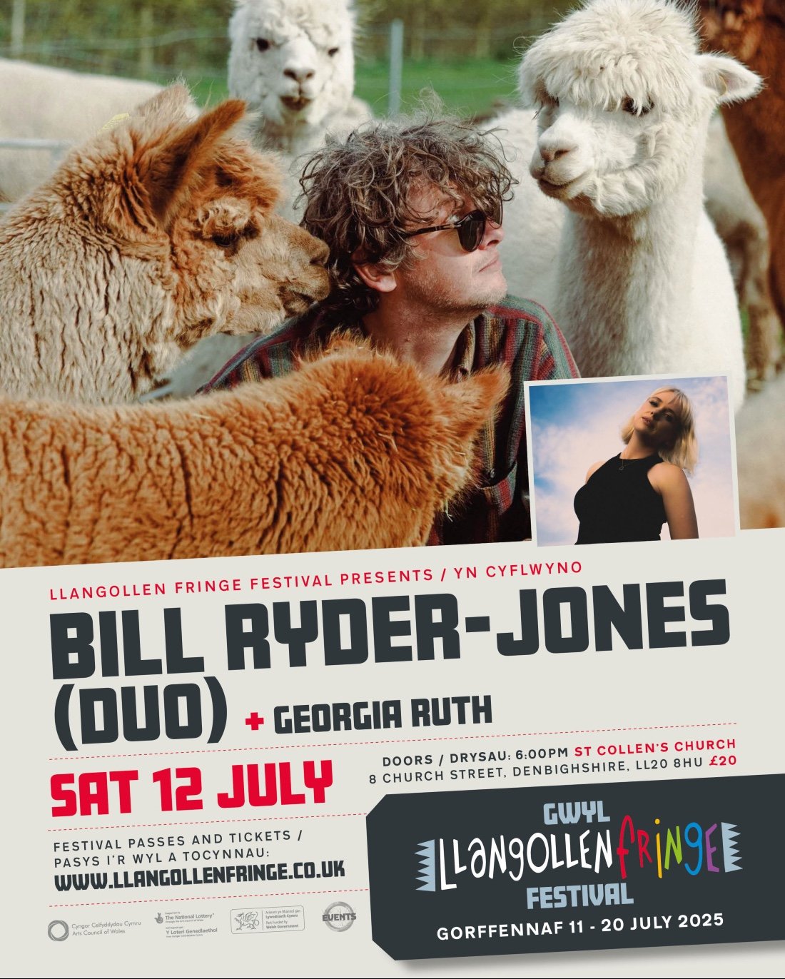 Bill Ryder-Jones (Duo) - Live at Llangollen Fringe Festival, 12 July | Event in Llangollen | AllEvents
