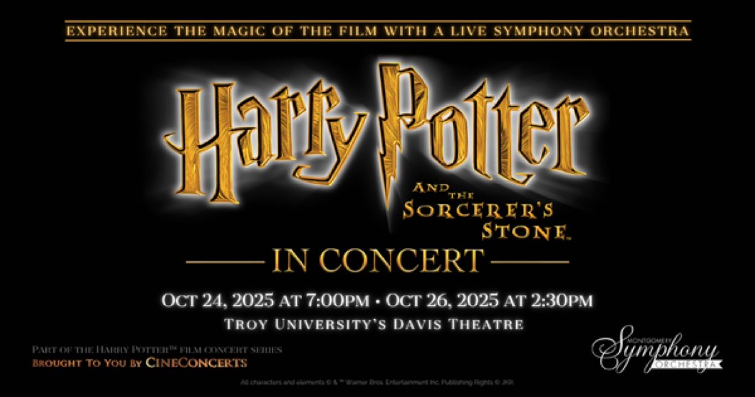 Harry Potter and the Sorcerer's Stone in Concert, 26 October | Event in Montgomery | AllEvents