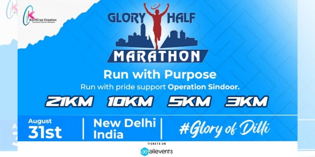 GLORY HALF MARATHON 2025, 31 August | Event in New Delhi | AllEvents
