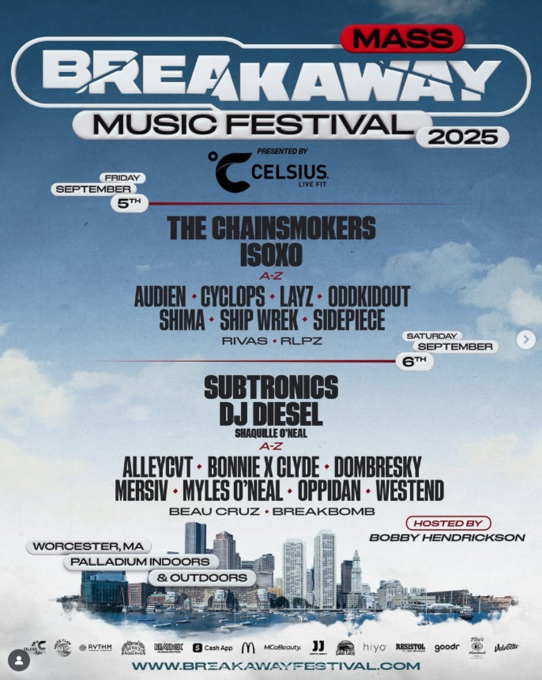 Breakaway Music Festival Mass 2025, 5 September | Event in Worcester | AllEvents