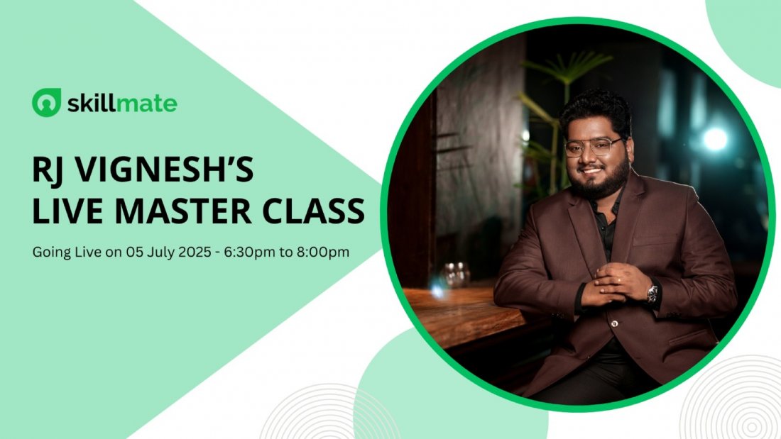 Creator Blueprint 2025: Turn Content Into Career with RJ Vigneshkanth, 1 August | Online Event | AllEvents