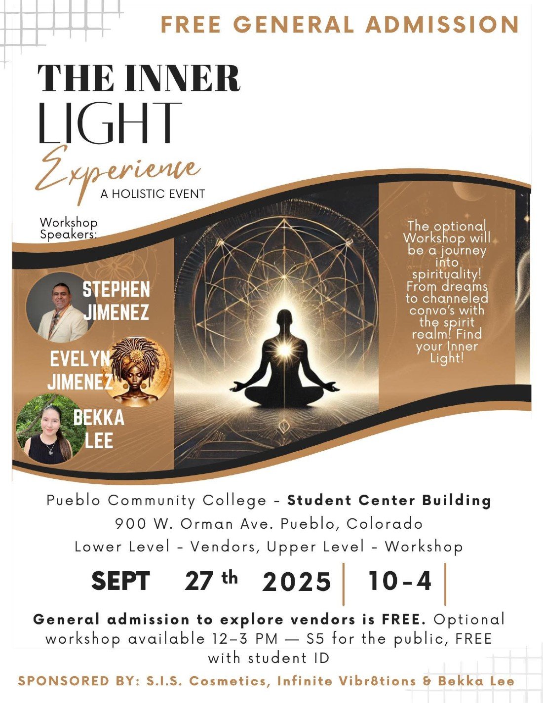 The Inner Light Experience, 27 September | Event in Pueblo | AllEvents