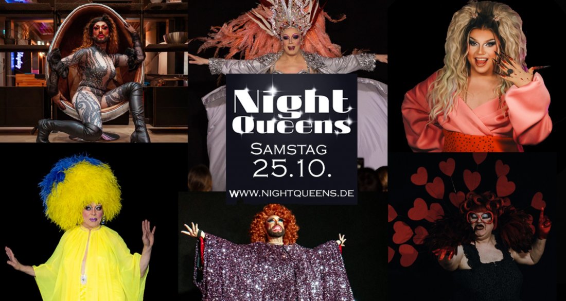 Night Queens - Travestieshow, Varieté, Drag Revue, 25 October | Event in Frankfurt | AllEvents