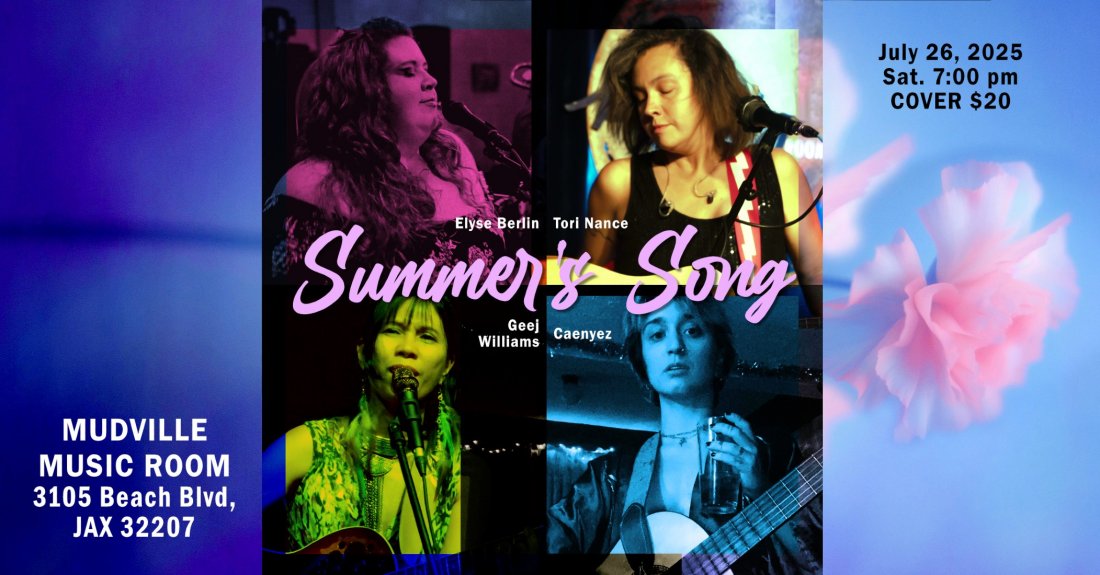 Summer's Song: four powerful, genre-blending, gender-diverse voices, 26 July | Event in Jacksonville | AllEvents