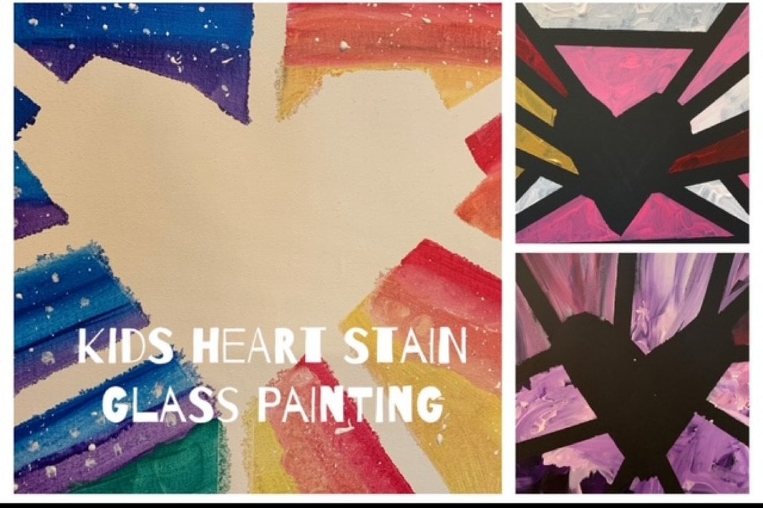 Cosmic Creators Youth Art Discovery Program: Acrylic Painting - Stained Glass Heart, 14 August | Event in Vestal