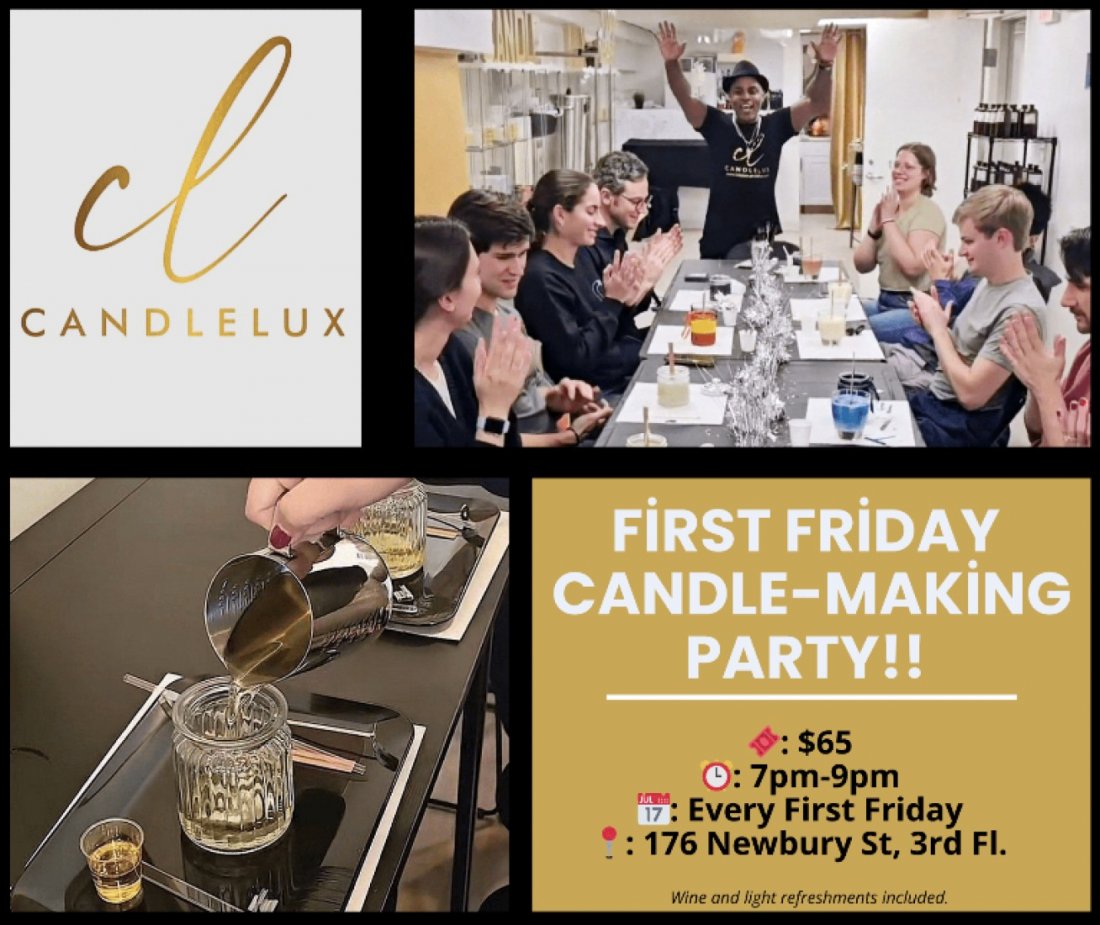 First Friday Candle Making Party | Event in Boston | AllEvents