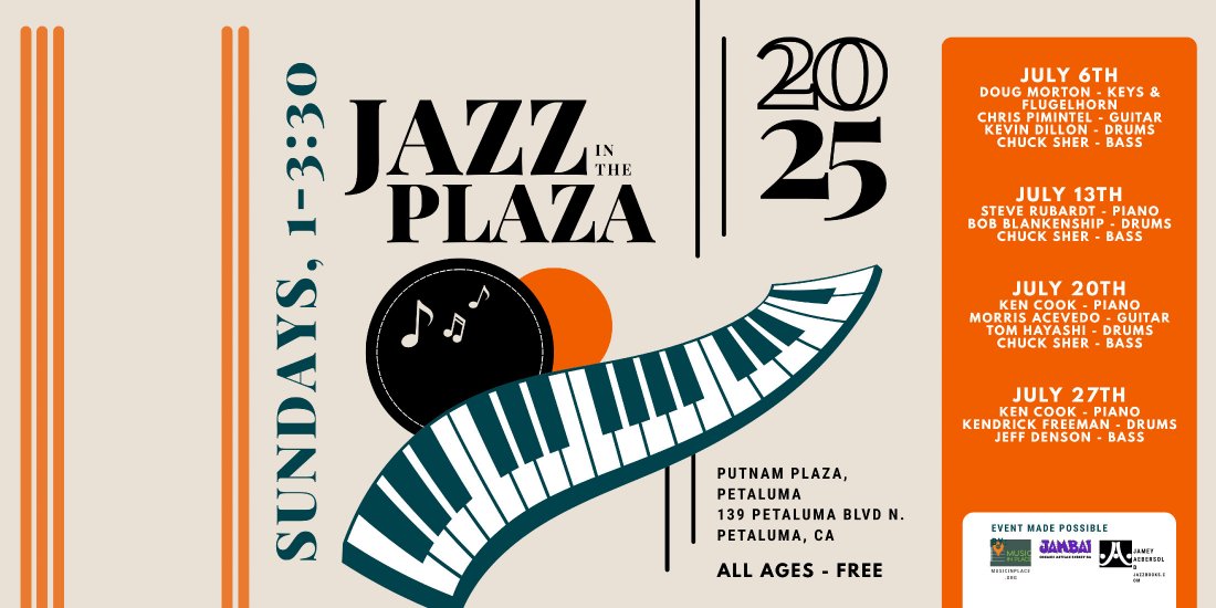Jazz in the Plaza, 27 July | Event in Petaluma | AllEvents