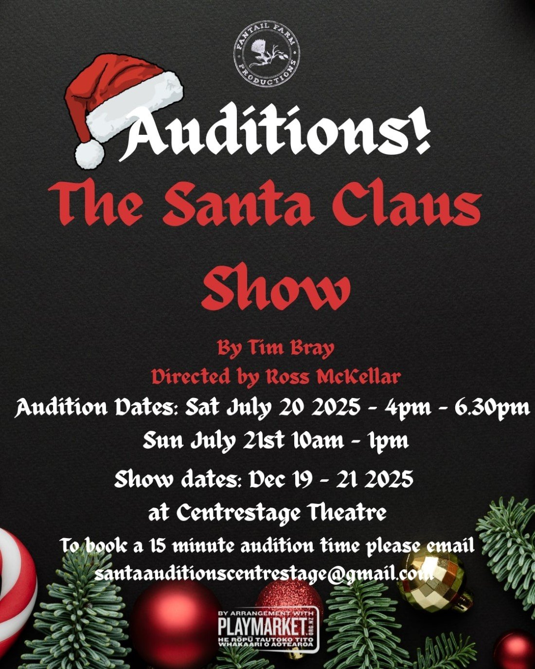 Auditions for The Santa Claus Show | Event in Takapuna | AllEvents
