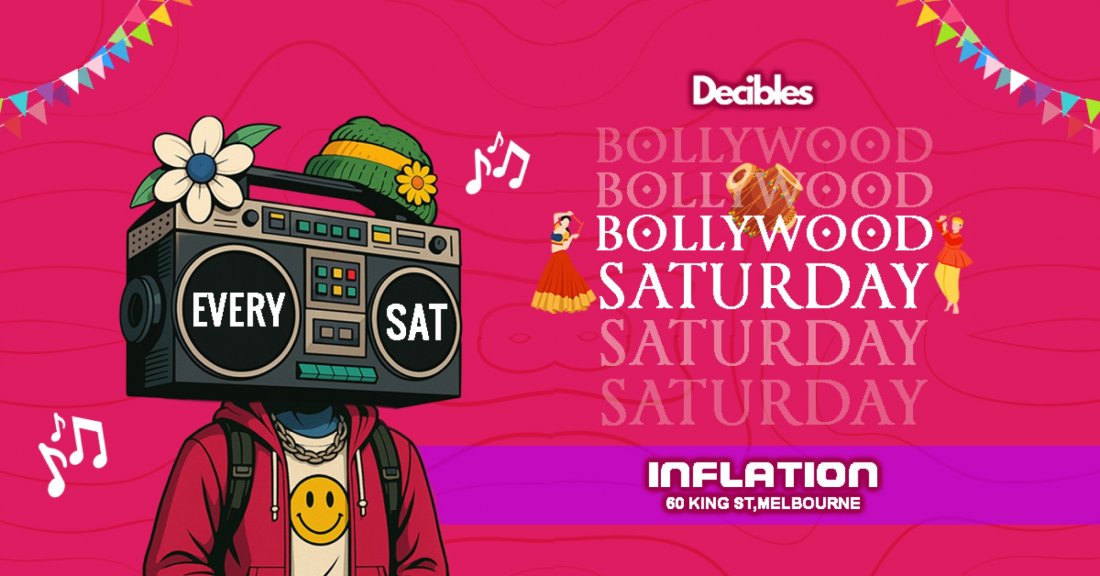 BOLLYWOOD SATURDAY NIGHT at Decibles Nightclub, Melbourne | Event in Melbourne | AllEvents