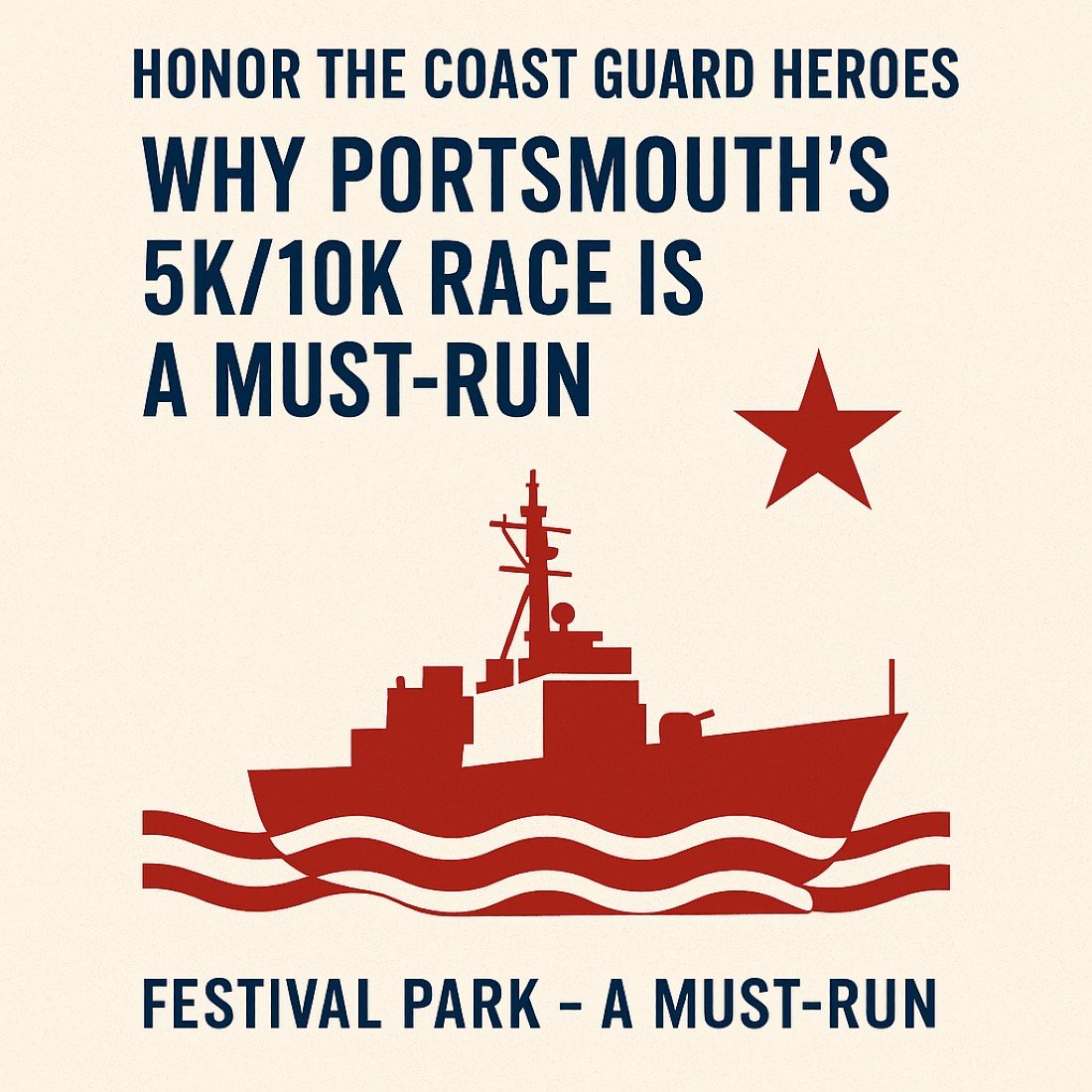 11th Annual Coast Guard 5k / 10k 2025, 2 August | Event in Portsmouth | AllEvents