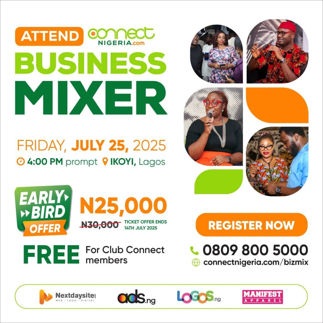 Connect Nigeria Business Mixer July 2025 Edition, 25 July | Event in Lagos | AllEvents